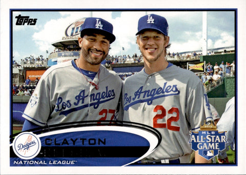 2012 Clayton Kershaw Topps Update SP PHOTO VARIATION #US52 Los Angeles Dodgers