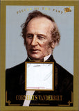 2023 Cornelius Vanderbilt The Bar Pieces of the Past Founders Edition GOLD LEDGER PAGE RELIC #PT4 Railroads 1