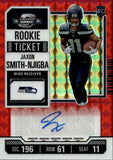2023 Jaxon Smith-Njigba Panini Zenith CONTENDERS OPTIC RED PREVIEW VARIATION ROOKIE AUTO 16/23 AUTOGRAPH RC #140 Seattle Seahawks