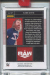 2024 Sami Zayn Panini Three Count RED 13/25 #57 Monday Night Raw