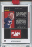 2024 Sami Zayn Panini Three Count RED 13/25 #57 Monday Night Raw