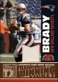2007 Tom Brady Topps TX Exclusive FRANCHISE WINNING TICKET JERSEY RELIC #FWJ-TB New England Patriots