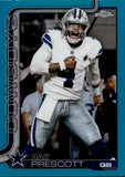 2025 Dak Prescott Topps Chrome AQUA REFRACTOR 024/199 #79 Dallas Cowboys