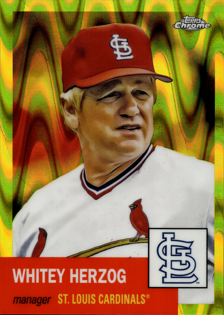 2022 T.C. Plat. Anniv. Refractors #338 Whitey Herzog