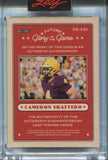 2025 Cam Skattebo Leaf Glory of the Game FUTURE ROOKIE AUTO 70/99 AUTOGRAPH #FG-CS1 New York Giants