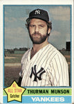 1976 Thurman Munson Topps AL ALL STAR #650 New York Yankees