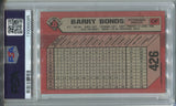 1989 Barry Bonds Bowman PSA 7 #426 Pittsburgh Pirates 6085