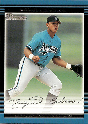 2002 Miguel Cabrera Bowman #245 Florida Marlins