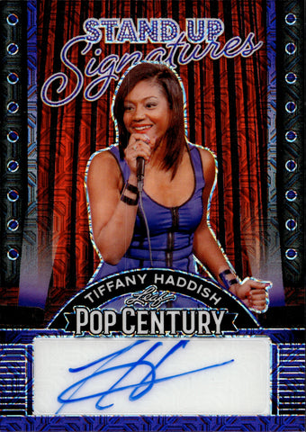 2023 Tiffany Haddish Leaf Pop Century PURPLE MOJO STAND UP SIGNATURES AUTO 5/7 AUTOGRAPH #SUS-TH1 Girls Trip