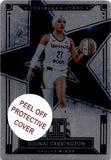 2025 DiJonai Carrington Panini Impeccable WNBA STAINLESS STARS 10/99 #17 Dallas Wings
