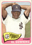 1965 Al Downing Topps #598 New York Yankees BV $25 3