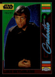 2024 Luke Skywalker Topps Chrome GALACTIC GEAR KASHYYK GREEN REFRACTOR 70/99 #GG-5
