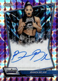 2026 Bianca Belair Topps Chrome WWE BLUE BRAND PURPLE GEOMETRIC AUTO 08/10 AUTOGRAPH #BBA-BIA Friday Night Smackdown