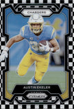 2023 Austin Ekler Panini Prizm BLACK & WHITE CHECKERBOARD #153 Los Angeles Chargers