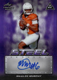 2023 Maalik Murphy Leaf Trinity PURPLE STEEL ROOKIE AUTO 24/35 AUTOGRAPH #SA-MM1 Oregon State Beavers