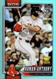2026 Roman Anthony Topps Series 1 AQUA FOIL ROOKIE RC #189 Boston Red Sox