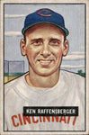 1951 Ken Raffensberger Bowman #48 Cincinnati Reds BV $20