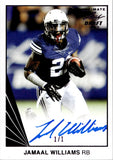 2017 Jamaal Williams Leaf Ultimate Draft PURPLE FOIL ROOKIE AUTO 1/1 ONE OF ONE AUTOGRAPH RC #UBA-JW1 Green Bay Packers