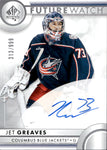 2023-24 Jet Greaves Upper Deck SP Authentic FUTURE WATCH ROOKIE AUTO 313/999 AUTOGRAPH RC #155 Columbus Blue Jackets
