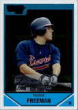 2007 Freddie Freeman Bowman Draft Picks and Prospects Chrome 1ST BOWMAN ROOKIE RC #BDPP12 Atlanta Braves 7