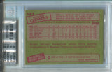 1985 Roger Clemens Topps ROOKIE RC BGS 9 #181 Boston Red Sox 9396