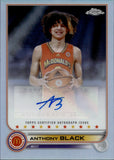2022 Anthony Black Topps Chrome McDonald's All-American REFRACTOR AUTO AUTOGRAPH #CA-ABL Orlando Magic