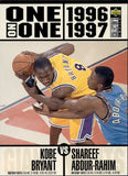 1996-97 Kobe Bryant Upper Deck Collector's Choice ROOKIE ONE ON ONE RC #361 Los Angeles Lakers HOF