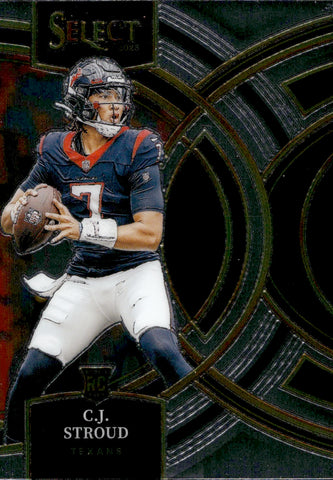 2023 C.J. Stroud Panini Select PREMIER LEVEL ROOKIE RC #183 Houston Texans