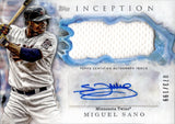 2017 Miguel Sano Topps Inception JERSEY AUTO 073/199 AUTOGRAPH RELIC #IAP-MS Minnesota Twins