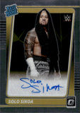 2022 Solo Sikoa Panini Chronicles DONRUSS OPTIC RATED ROOKIE AUTO AUTOGRAPH RC #RR-SSK Friday Night Smackdown