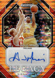 2024 Harold Miner Panini Prizm Draft Picks ORANGE PULSAR LEGACY SIGNATURES AUTO 37/49 AUTOGRAPH #LS-HMN Miami Heat
