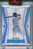 2025 Joe Carter Leaf Spectacular PLATINUM BLUE FOIL 4/5 #46 Toronto Blue Jays
