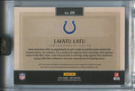 2024 Laiatu Latu Panini One ROOKIE PATCH AUTO 042/199 AUTOGRAPH RELIC #26 Indianapolis Colts