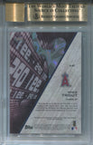 2016 Mike Trout Topps High Tek HIGHLIGHTS AUTO 10/25 AUTOGRAPH BGS 9.5/10 #HMT Anaheim Angels 0552