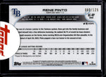 2022 Rene Pinto Topps Chrome XFRACTOR ROOKIE AUTO 063/125 AUTOGRAPH RC #AC-RP Tampa Bay Rays