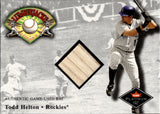2001 Todd Helton Fleer Platinum LUMBERJACKS BAT RELIC #_TOHE Colorado Rockies