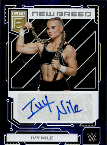 2023 Ivy Nile Donruss Elite WWE BLUE NEW BREED AUTO 07/25 AUTOGRAPH #NB-INL NXT
