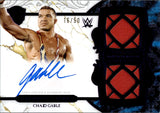 2025 Chad Gable Topps Royalty WWE REGALIA PURPLE FOIL DUAL SHIRT AUTO 16/50 AUTOGRAPH RELIC #RES-GAB Monday Night Raw