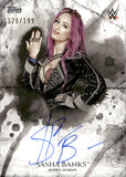 2018 Sasha Banks Topps Undisputed WWE DIVAS AUTO 123/199 AUTOGRAPH #UA-SB Monday Night Raw