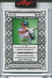2026 Jose Canseco Leaf Metal St. Patrick's Day GREEN AUTO 10/10 AUTOGRAPH #BA-JC1 Oakland A's
