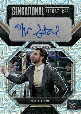 2023 Mr. Stone Panini Prizm MOJO AUTO 08/25 AUTOGRAPH #SN-STN NXT