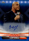 2019 Kurt Angle Topps WWE Raw BLUE AUTO 08/50 AUTOGRAPH #44 WWE Legend