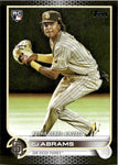 2022 CJ Abrams Topps Update Series BLACK BORDER ROOKIE 40/71 RC #US327 San Diego Padres