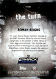 2025 Roman Reigns Topps Finest WWE THE TURN GOLD REFRACTOR 50/50 #TT-RR Friday Night Smackdown