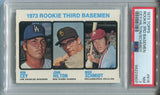 1973 Mike Schmidt Ron Cey John Hilton Topps ROOKIE 3RD BASEMEN PSA 7 #615 Phillies Dodgers Padres 3907
