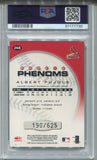 2001 Albert Pujols Donruss Class of 2001 ROOKIE PHENOMS 190/625 RC PSA 8 #268 St. Louis Cardinals 7730