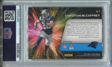 2020 Christian McCaffrey Panini Prizm No Huddle FIREWORKS PSA 8 #1 Carolina Panthers 8691