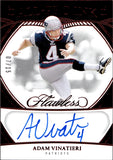 2025 Adam Vinatieri Panini Flawless RUBY RED FOIL ALL-PRO INK AUTO 07/15 AUTOGRAPH #API-AVI New England Patriots