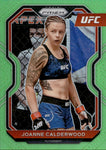 2021 Joanne Calderwood Panini Prizm UFC NEON GREEN 14/75 #94 Flyweight