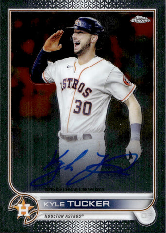 2022 Kyle Tucker Topps Chrome AUTO AUTOGRAPH #CVA-KT Houston Astros
